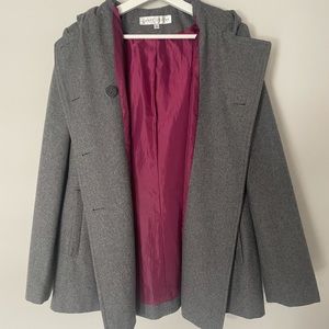 Grey Women’s Pea Coat